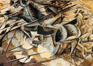 La carga de los lanceros, Umberto Boccioni