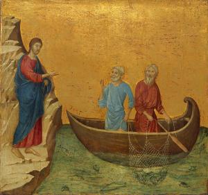 The Calling of the Apostles Peter and Andrew, Duccio