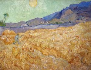 Wheatfield with a reaper, Vincent van Gogh