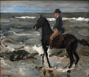 Jinete en la playa, Max Liebermann