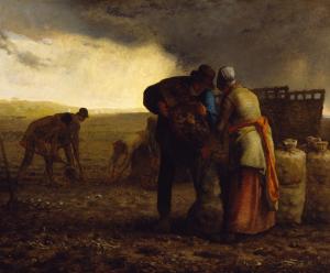 The Potato Harvest, Jean-François Millet