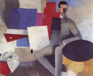 Hombre sentado, Roger de La Fresnaye