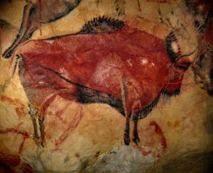 Bison in the cave of Altamira