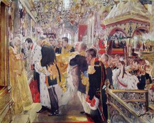 Coronation of Tsar Nicholas II of Russia, Valentin Serov