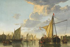 The Maas at Dordrecht, Aelbert Cuyp