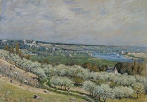 La terraza de Saint-Germain, Alfred Sisley