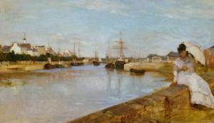 The Harbor at Lorient, Berthe Morisot