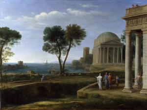 Landscape with Aeneas at Delos, Claude Lorrain