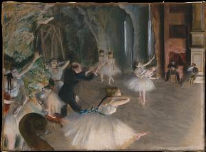 The Rehearsal Onstage, Edgar Degas