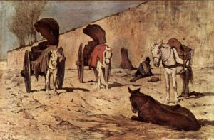 Roman carts, Giovanni Fattori