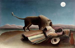 La gitana dormida, Henri Rousseau