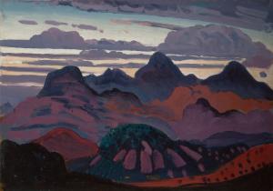 Deep Twilight, Pyrenees, James Dickson Innes