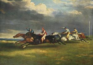 Derbi en Epsom, Théodore Géricault