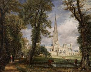 Salisbury Cathedral from the Bishop's Garden, John Constable