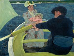 El paseo en barca, Mary Cassatt