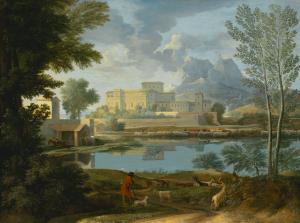 Landscape with a Calm, Nicolas Poussin