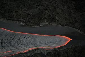 Pahoehoe lava