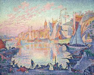 El puerto de Saint-Tropez, Paul Signac