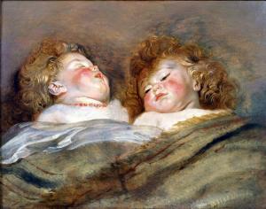 Two Sleeping Children, Peter Paul Rubens