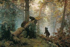 Mañana en un bosque, Shishkin, Savitsky