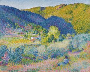 Paisaje con cordillera, Henri-Edmond Cross