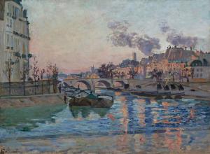 Paris, the Bridge of Marie, Armand Guillaumin