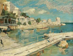 Escena en la Costa del Mar Negro, Konstantín Korovin