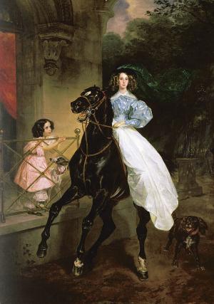 Horsewoman, Karl Bryullov