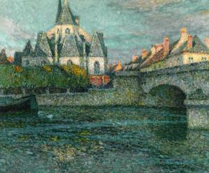 La Iglesia, Nemours, Henri Le Sidaner