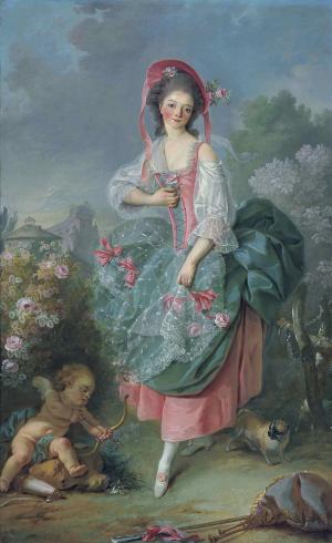 Mademoiselle Guimard as Terpsichore, Jacques-Louis David