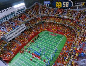 Toy football stadium