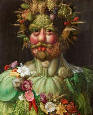 Rodolfo II como Vertumno, Giuseppe Arcimboldo