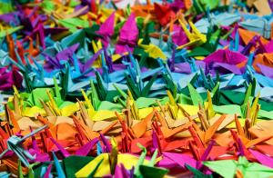 Mil grullas de origami