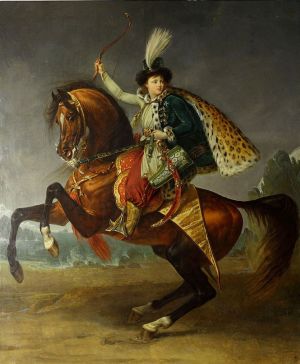 Equestrian portrait of Boris Yusupov, Antoine-Jean Gros