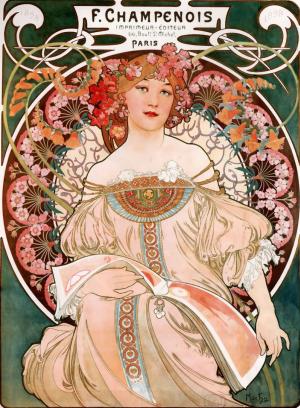 F. Champenois, Alfons Mucha