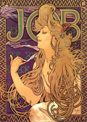 Job Cigarettes, Alphonse Mucha