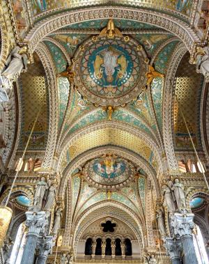 Ceiling of Notre-Dame de Fourvière