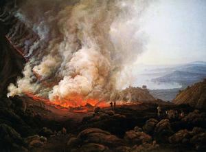 Vesubio en erupción, Johan Christian Dahl