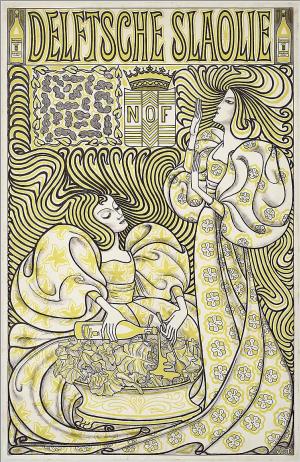 Poster of Delft Salad Oil, Jan Toorop