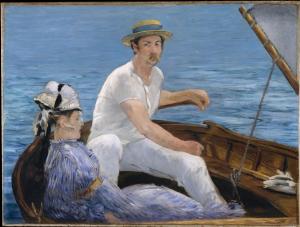 Andando en Velero, Manet 