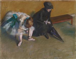 Waiting, Edgar Degas