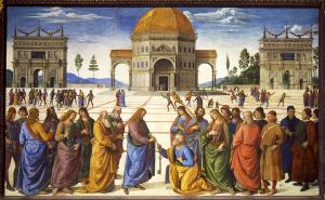 Delivery of the Keys, Pietro Perugino