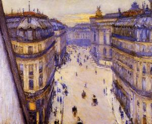 Calle Halévy, desde el sexto piso, Gustave Caillebotte