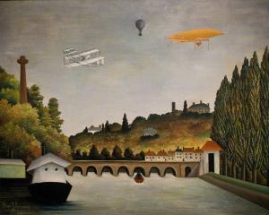 Vista del puente en Sèvres, Henri Rousseau