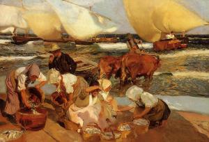 La playa de Valencia, Joaquín Sorolla