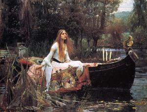 La dama de Shalottt, John William Waterhouse