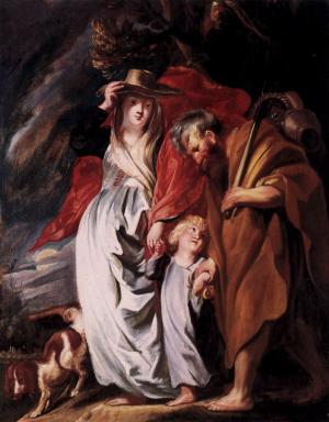 Return of the Holy Family from Egypt, Jacob Jordaens