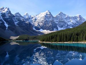 Lago Moraine, Parque nacional Banff, Canadá