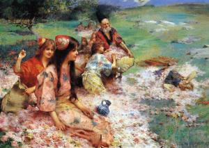 Cosecha de rosas, Harry Siddons Mowbray