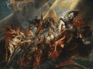 La caída de Faetón, Rubens